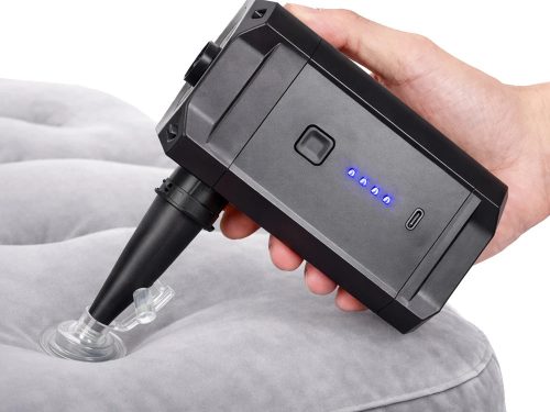 USB Elektromos matrac pumpa, LED fénnyel cserélhető tippekkel