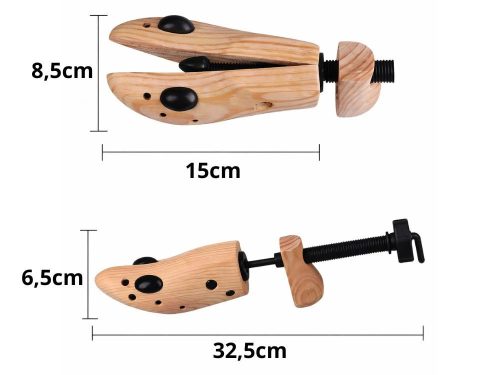 Cipőnyújtó sámfa, természetes fa - 30-36 méret