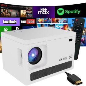   X6 4K videoprojektor, Android TV 11.0, Wi-Fi, Bluetooth, 100 hüvelykes LCD-képernyő