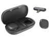 Vezeték nélküli mikrofon készlet, nyakkendő mikrofon töltőtokkal, usb c, 2 db