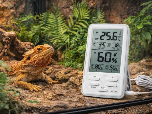 LCD időjárás-állomás hőmérővel és páratartalom-mérővel 