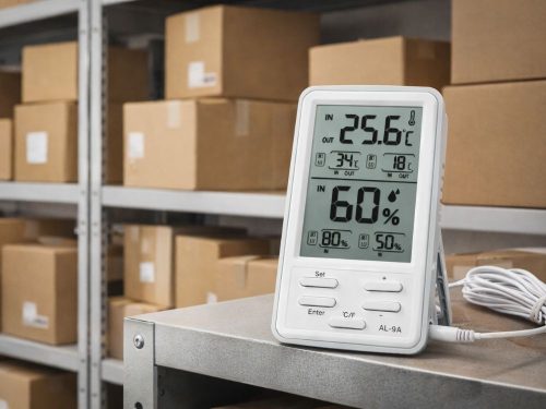 LCD időjárás-állomás hőmérővel és páratartalom-mérővel 