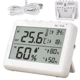   LCD időjárás-állomás hőmérővel és páratartalom-mérővel