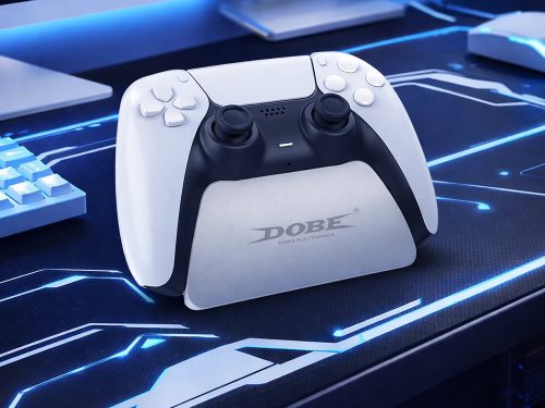 PS5 DualSense kontroller tartóállvány fehér kivitelben