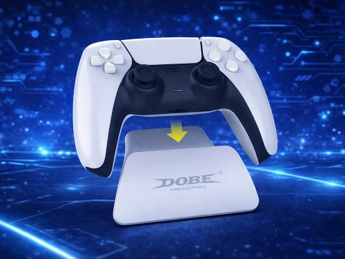 PS5 DualSense kontroller tartóállvány fehér kivitelben