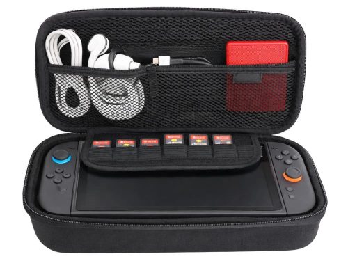 Nintendo switch 2 konzol tok, védőtok, fogantyús táska, fekete