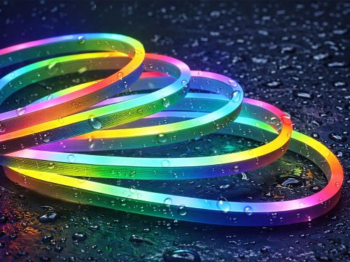 RGB Okos rugalmas Neon LED szalag 10m, Bluetooth + App vezérlés