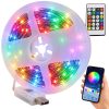 Kültéri RGB LED-szalag 10m, USB-s Okosvilágítás Bluetooth Vezérléssel, IP65, távirányítóval