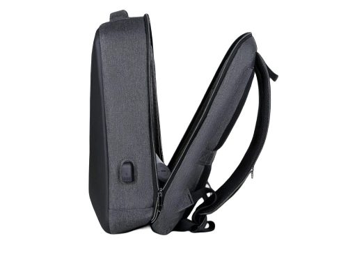 Megerősített lopásbiztos laptop hátizsák beépített USB porttal, kódzárral