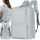 Városi laptop hátizsák USB-porttal, 18–20 l, 45×30×16 cm, szürke