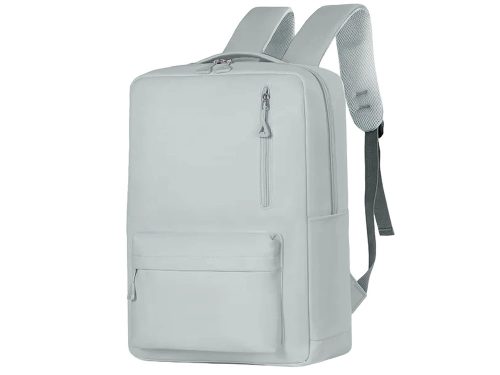 Városi laptop hátizsák USB-porttal, 18–20 l, 45×30×16 cm, szürke
