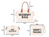 Mommy Bag pelenkázótáska szett, 3 az 1-ben, hőszigetelt rekeszekkel, bézs