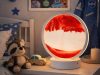 Dinamikus 3d homok lámpa, dekoratív asztali usb led rgb lámpa