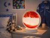 Dinamikus 3d homok lámpa, dekoratív asztali usb led rgb lámpa