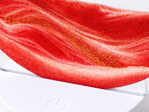 Dinamikus 3d homok lámpa, dekoratív asztali usb led rgb lámpa