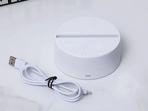 Dinamikus 3d homok lámpa, dekoratív asztali usb led rgb lámpa