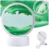Dinamikus 3d homok lámpa, dekoratív asztali usb led rgb lámpa