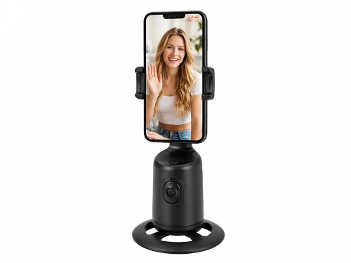 Intelligens AI Arckövető Telefontartó Állvány – Ideális TikTok, Vlog és Élő Videókhoz