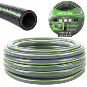   DIVODV Háromrétegű Kerti Gumi locsolótömlő – 1/2" 15m, Erős és Strapabíró
