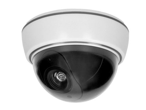 Dummy kamera álkamera LED villogó diódával, fehér