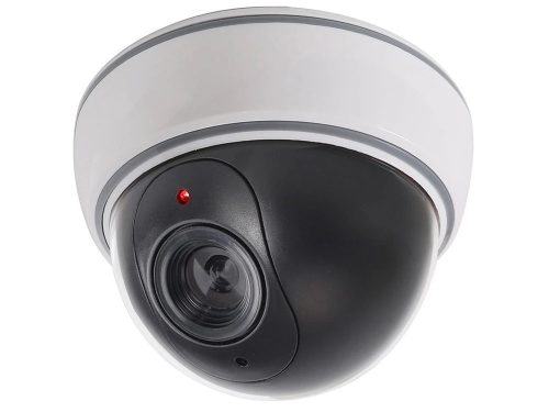 Dummy kamera álkamera LED villogó diódával, fehér