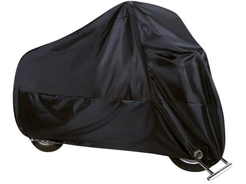 Vízálló motor és kerékpár takaróponyva UV-védelemmel, rögzítő pánttal, 215x130 cm