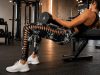 Női push-up marmor mintás leggings fekete S/M