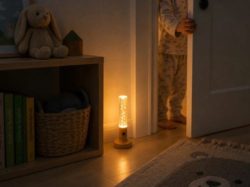 Led-es éjszakai lámpa mozgásérzékelővel, dekoratív fali lámpa, usb-c csatlakozóval, meleg fényű