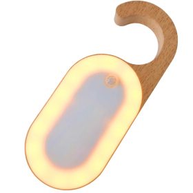   Led-es éjszakai lámpa akasztóval szekrényre, mozgásérzékelővel, meleg fényű