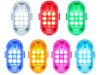 Univerzális RGB LED villogó autóhoz, motorhoz és drónhoz – Távirányítós, akkumulátoros stroboszkóp szett, 2db