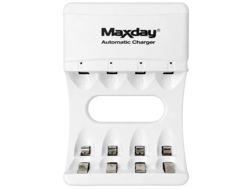 AA és AAA akkumulátor gyors töltő, usb-c, led, 4 rekesz