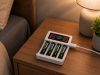 AA/AAA akkumulátortöltő 4 rekesszel és USB-C csatlakozóval