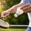 Badminton tollaslabdák 3 darabos fehér készlet