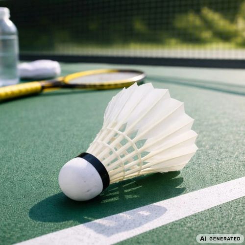 Badminton tollaslabdák 3 darabos fehér készlet