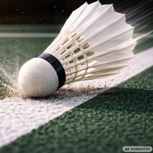 Badminton tollaslabdák 3 darabos fehér készlet