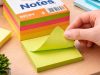 Színes öntapadó cédulák, 400 lapos tömb, sticky notes készlet