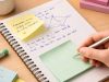 Színes öntapadó cédulák, 400 lapos tömb, sticky notes készlet