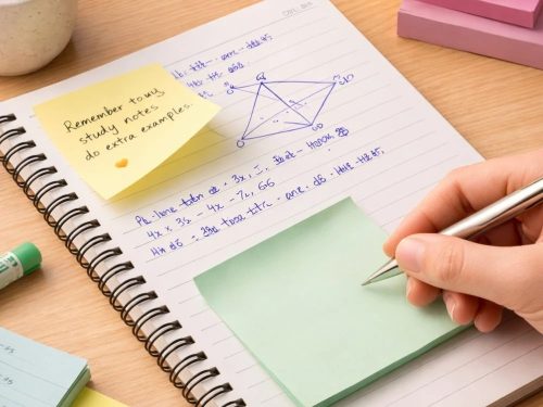 Színes öntapadó cédulák, 400 lapos tömb, sticky notes készlet