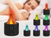 Lánghatású aroma diffúzor, 250 ml, RGB LED, fekete