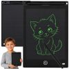 LCD elemes Rajztábla ceruzával, törlés gombbal 12", fekete