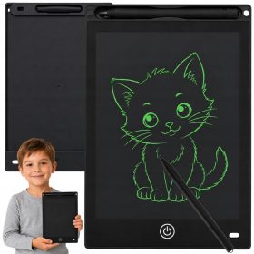   LCD elemes Rajztábla ceruzával, törlés gombbal 12", fekete