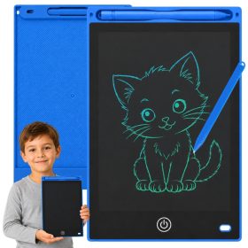  LCD elemes Rajztábla ceruzával, törlés gombbal 12", kék