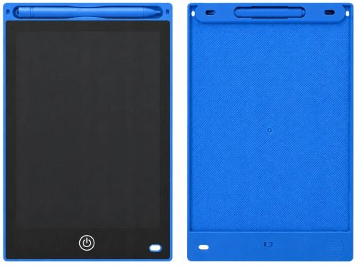 LCD elemes Rajztábla ceruzával, törlés gombbal 12", kék