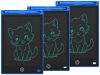 LCD elemes Rajztábla ceruzával, törlés gombbal 12", kék