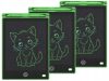LCD elemes Rajztábla ceruzával, törlés gombbal 12", zöld