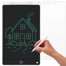   LCD elemes Rajztábla ceruzával, törlés gombbal 16", fehér