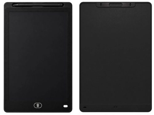 LCD elemes Rajztábla ceruzával, törlés gombbal 16", fekete