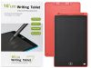 LCD elemes Rajztábla ceruzával, törlés gombbal 16", piros