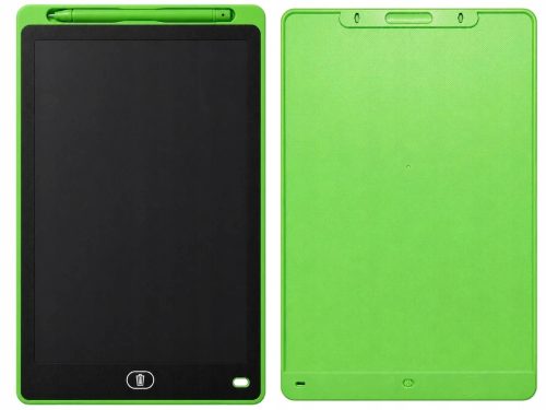 LCD elemes Rajztábla ceruzával, törlés gombbal 16", zöld