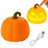 Újratölthető LED Halloween tök asztali lámpa időzítővel